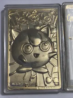 Burger King Pokemon 23K Gold Plated Trading Card Jigglypuff 1 Sealed 1 Opened - Image 3