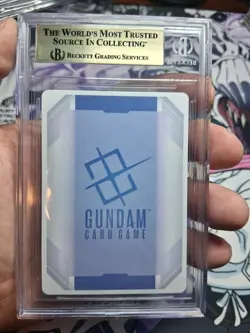 BGS 10 Gundam Card Game limited Box Ver.β ST02-001 LR+ Wing Gundam FOIL Japanese - Image 2