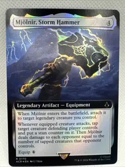 Mjolnir, Storm Hammer (Extended Art) Universes Beyond: Assassin's Creed Foil - Image 1