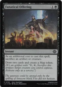 Fanatical Offering - FOIL - C The Lost Caverns of Ixalan 105 - MTG - Image 1