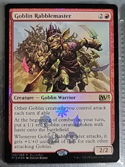 Goblin Rabblemaster - M15 Buy-a-Box Magic Promos - FOIL - Image 1