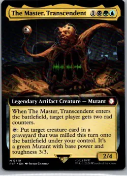 #419 The Master, Transcendent (Extended Art) Universes Beyond: Fallout Mythic - Image 1