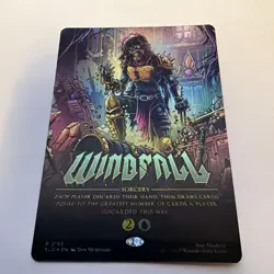 1x Windfall, Foil, Secret Lair Iron Maiden - 2182, Magic the Gathering MTG NM - Image 1