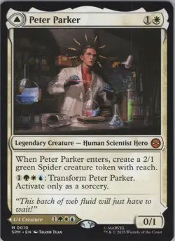MTG (Regular) Peter Parker M Marvel's Spider-Man 10 NM - Image 1