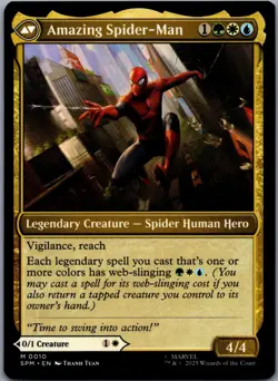 MTG (Regular) Peter Parker M Marvel's Spider-Man 10 NM - Image 2