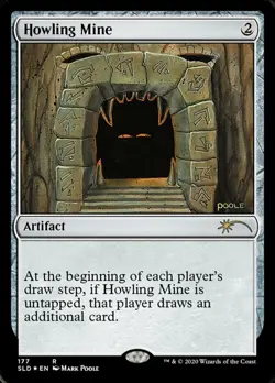 Howling Mine Magic mtg Light Play, English Secret Lair x1 - Image 1