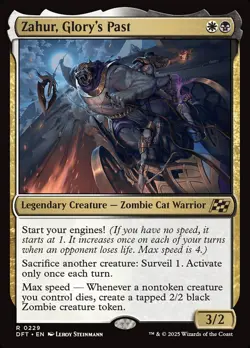 MTG Aetherdrift *FOIL* R Zahur, Glory's Past #0229 - Image 1