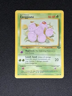 Pokemon TCG EXEGGCUTE 52/64 Jungle Set Unlimited WOTC - Image 1