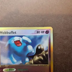 Wobbuffet 26/100 Pokemon EX Sandstorm Reverse Holo Rare Card - LP - Image 3