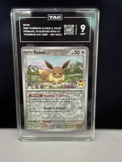 Eevee - 074/131 (Pokemon Day 2025) (Reverse Cosmos Holo) - Miscellane - TAG 9.0 - Image 1