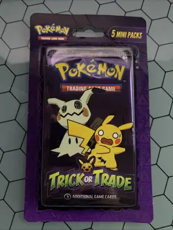 Pokemon TCG - Trick Or Trade - 5 Mini Booster Blister Packs Factory Sealed New - Image 1