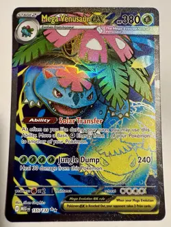 Pokemon TCG Mega Venusaur Ex 155 FA Ultra Rare MEG: Mega Evolution NM/SINGLE - Image 1