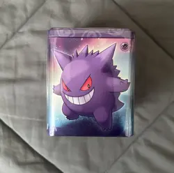 Pokemon TCG 2024 Q1 Stacking Tin W/3 Booster Packs Sealed BRAND NEW PSYCHIC TIN! - Image 1