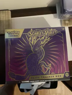 Pokemon TCG Scarlet And Violet ETB Elite Trainer Box Miraidon Factory Sealed Box - Image 1