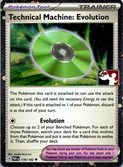 Technical Machine: Evolution 178/182 NM Cosmos Holo Prize Pack Series Pokemon - Image 1