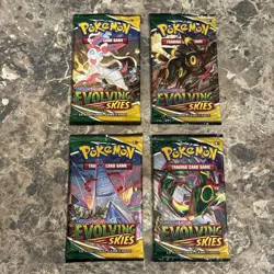 8x Lot - Pokemon TCG Evolving Skies Booster Pack Lot - Factory Sealed - Image 4