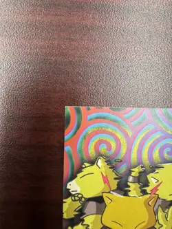 ABRA #63 DIE-CUT POKEMON TOPPS STAGE 1 EV7 OF 12 LP - Image 3