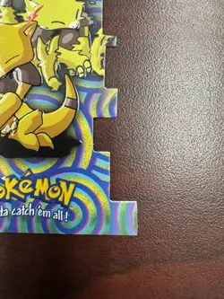 ABRA #63 DIE-CUT POKEMON TOPPS STAGE 1 EV7 OF 12 LP - Image 5