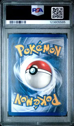 1999 POKEMON GAME SHADOWLESS #12 NINETALES-HOLO PSA 7 - Image 2