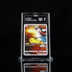 2018 Pokemon Japanese 20th Anniversary Promo Red’s Pikachu 270/SM-P TAG 9 - Image 1