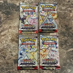 20x Lot - Pokemon TCG Prismatic Evolutions Booster Pack Lot - Factory Sealed - Image 2