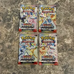 20x Lot - Pokemon TCG Prismatic Evolutions Booster Pack Lot - Factory Sealed - Image 4