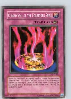 Yu-Gi-Oh TCG Cursed Seal Of The Forbidden Spell IOC-049 Unlimited Common Card LP - Image 1