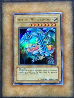 Yugioh Blue-Eyes White Dragon JMP-001 Ultra Rare Promo NM - Image 1