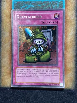 Yugioh Graverobber PSV-008 Super Rare Original Print NM - Image 1