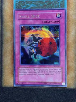 Yugioh Skull Dice EDS-003 Parallel Secret Rare NM - Image 1