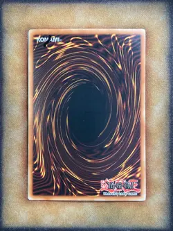 Yugioh Dark Hole LOB-052 Super Rare Original Print DAMAGED - Image 2