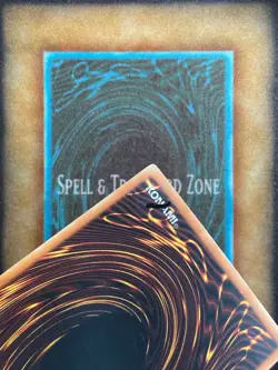 Yugioh Dark Hole LOB-052 Super Rare Original Print DAMAGED - Image 3