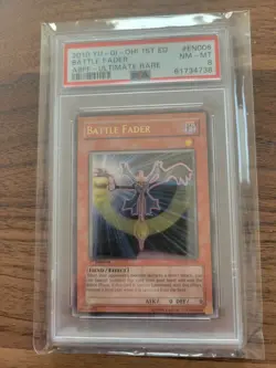 PSA 8 NM - MINT 2010 Yugioh 1st Ed Battle Fader Ultimate ABPF - Image 1