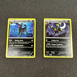 Umbreon 60/108 & 61/108 Dark Explorers Regular Pokemon Cards - Image 1