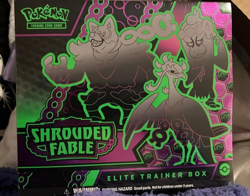 TCG: Scarlet and Violet Shrouded Fable Elite Trainer Box W/ 65 Card Sleeves Gift - Image 1