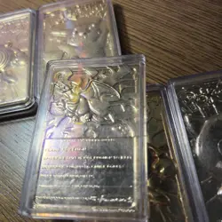 NINTENDO CHARIZARD LIMITED EDITION 23K GOLD PLATED TRADING CARD In hard cover - Image 3