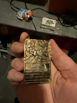 NINTENDO CHARIZARD LIMITED EDITION 23K GOLD PLATED TRADING CARD In hard cover - Image 5