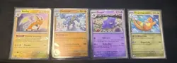 Pokemon 151 Cosmos Holo Promos from Sam’s Club Tin Set - 4 Promo Cards - No Tins - Image 1