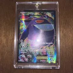 Pokemon Gengar EX Full Art Holo Rare Card 114/119 XY-Phantom Forces 2014 - Image 1