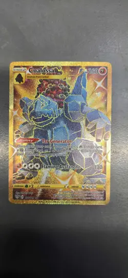 Coalossal - 198/189 - Pokemon Darkness Ablaze Sword & Shield Secret Rare Card NM - Image 1
