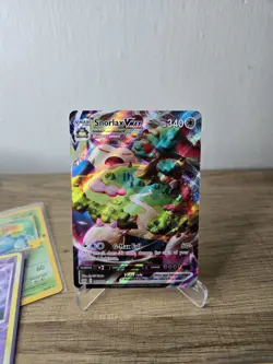 Pokemon TCG Snorlax VMAX Holo Ultra Rare Card 142/202 Sword & Shield NM - Image 1