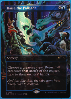 Raise the Palisade (Secret Lair Promo) FOIL NM MAGIC CARD (507033) ABUGames - Image 1