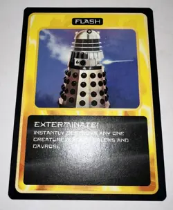 Doctor Who TCG/CCG * FLASH Promo Card & *Mongol NM NP SellbyCyn - Image 2