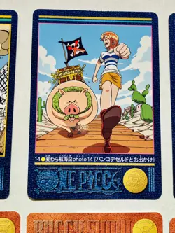 One Piece 9P Visual Adventure Card 23 14 19 41 40 39 34 38 33 Japan BANDAI 2000 - Image 3