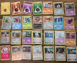 Pokemon Collection Lot 28 cards Vintage Holo Gengar Fossil Lumineon Kangaskhan + - Image 1
