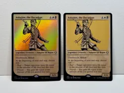 2x Astarion Official Baldur's Gate Magic the Gathering 1x FOIL 1x STANDARD - Image 1