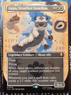 Appa, Steadfast Guardian (Borderless) Avatar: The Last Airbender Regular - Image 1
