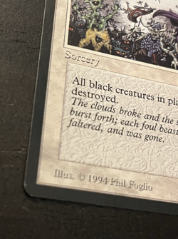 MTG - Cleanse - Legends - LP White Rare Vintage - Image 5