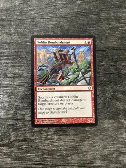 MTG 1x Goblin Bombardment x1 LP Commander 2013 - Image 1