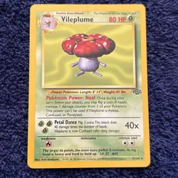 Pokemon TCG - VILEPLUME - 31/64 - RARE - UNLIMITED - JUNGLE (1999) - WOTC - NM - Image 1